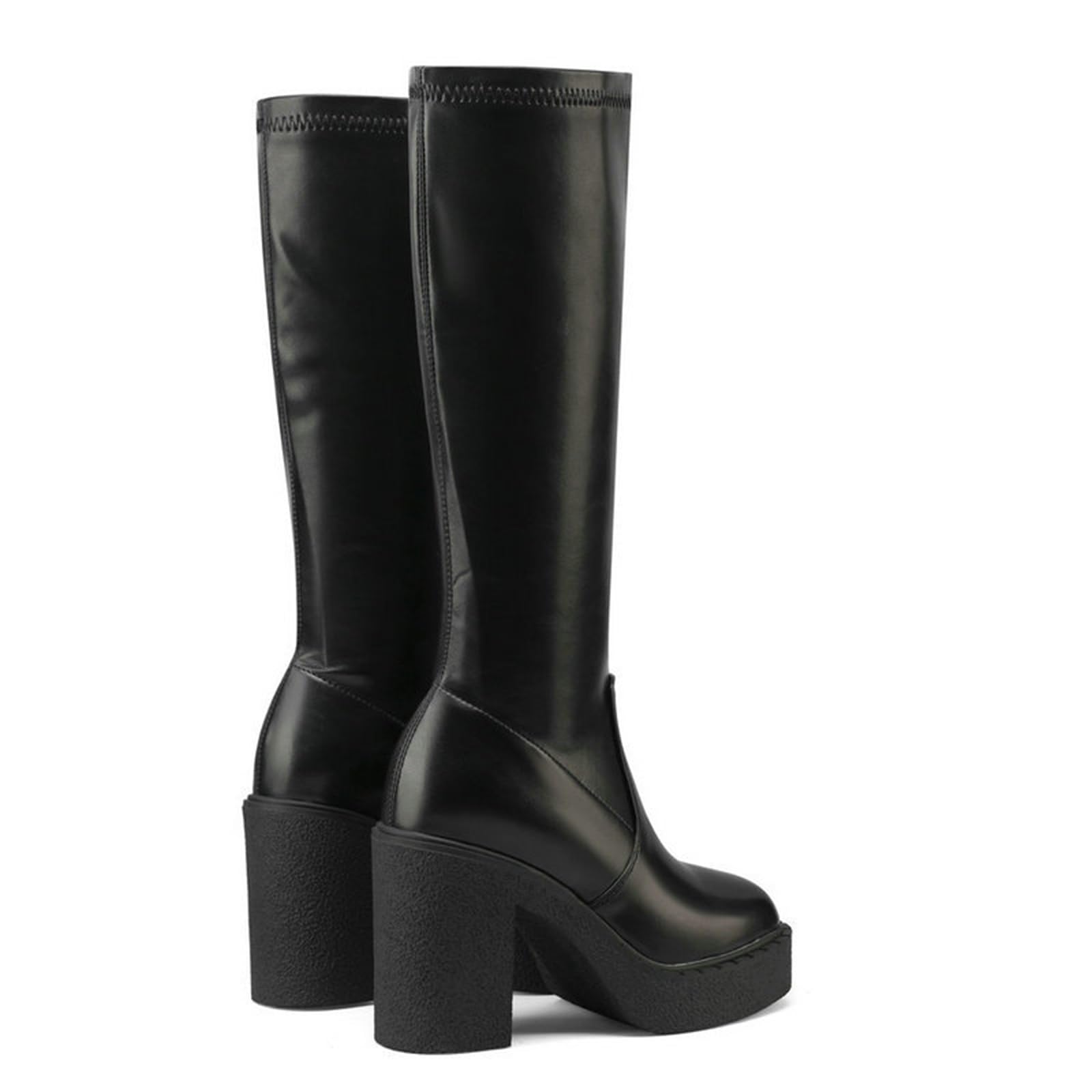 Botas Stretch para Mujer con Tacón Bloque