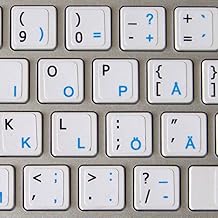 MAC ENGLISH-SWEDISH FINNISH KEYBOARD LABELS LAYOUT ON WHITE BACKGROUND for DESKTOP, LAPTOP and NOTEBOOK