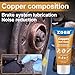 ZDBB Copper Anti Seize Thread Lubricant High Temp Anti-Seize Grease Compound for Automotive Marine Spark Plugs Brake Pads Rotors Nuts Antiseize Grease with Brush,1oz (1-Pack)