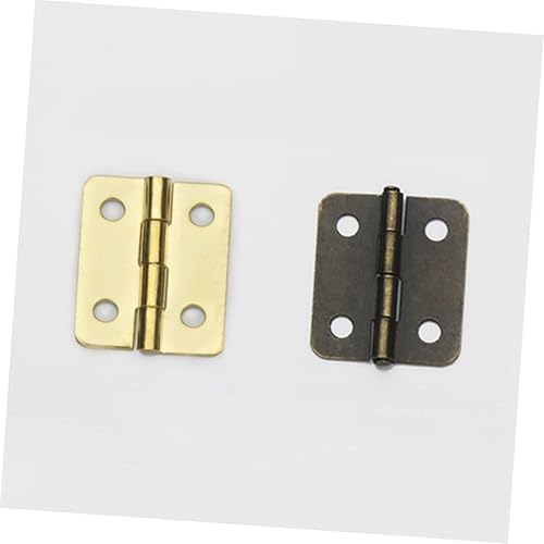 Miniatura 4 de Housoutil Bisagras automáticas para cajas de joyería Juego de bisagras de resorte de cierre automático de acero inoxidable