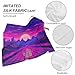 ducanll Purple Fashion Silk-Like Bandanas Unisex Abstract Cityscape Head Wrap Square Scarf Wristband for Bachelorette Party Dresses Wedding Party - 18