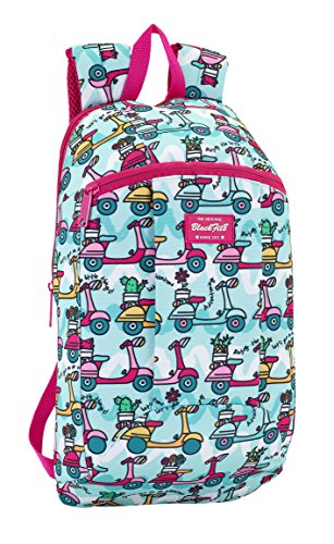 Safta Mini Mochila Blackfit8  Scooter  Oficial Uso Diario 220x100x390mm