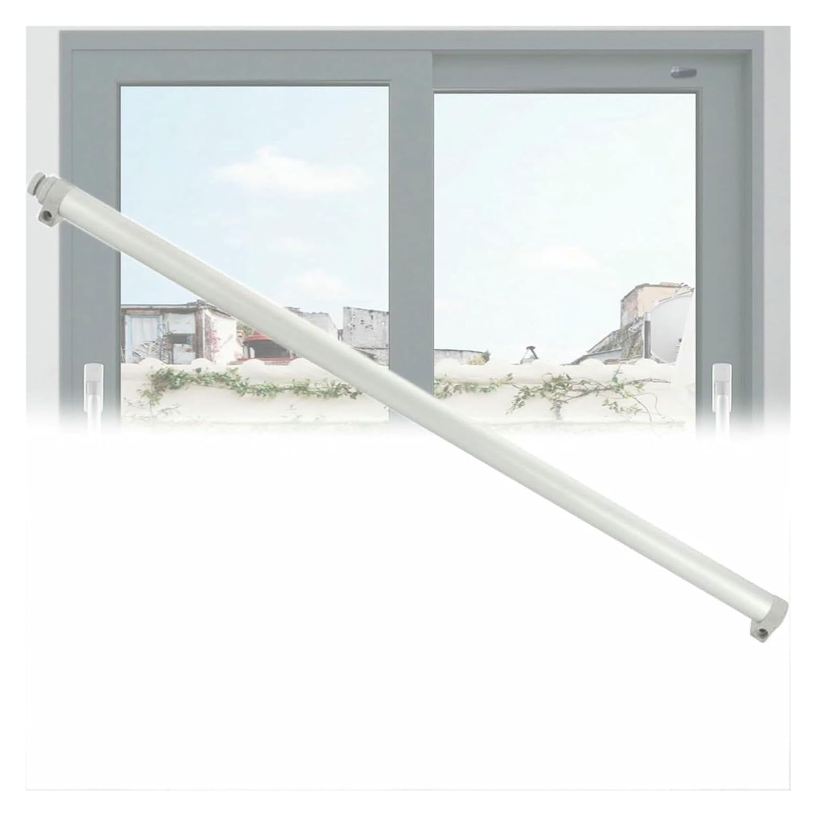 Cerrador de Puertas Deslizantes de Patio de Cierre Automático Cierrapuertas Silencioso con Amortiguador Adecuado para Hoteles, Baños y Oficinas(110-176lb)