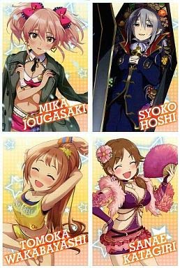 一番くじ アイドルマスターシンデレラガールズ G賞 ボイス付生ブロマイドセット 美嘉&輝子&智香&早苗 単品