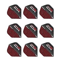Fléchettes Red Dragon Hardcore Premium – 3 Jeux (9 Ailerons) – épais 100 Microns, Métallisé – Pour Joueurs Exigeants