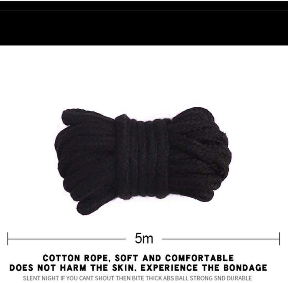 Bondaje Adul't SM Bondage Kit Aumentar la Felicidad Sexual Especial Atado Encuadernación Nylon Kits para Parejas Adultos, 11 Piezas Pareja Kits De Juguete