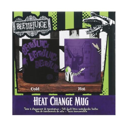 Taza Beetlejuice XL cambio de calor 550ml Paladone miniatura 2