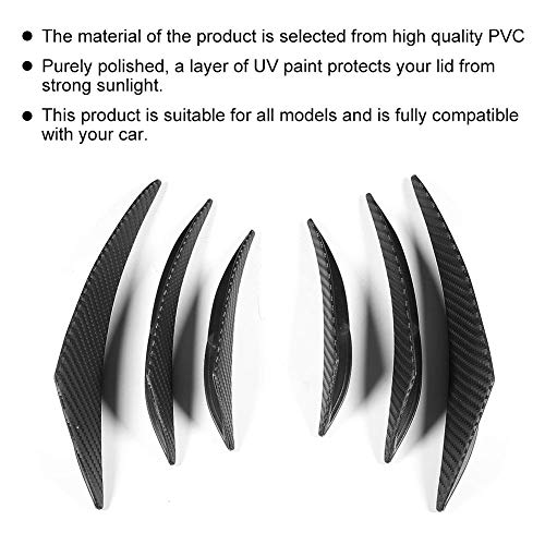 Aletta paraurti - 6 pezzi in fibra di carbonio