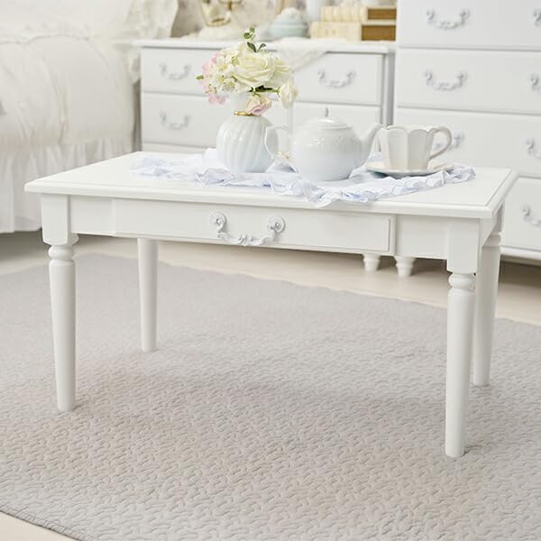 ホワイトクラシックセンターテーブル、ロマプリ 量産型 今だけポイント