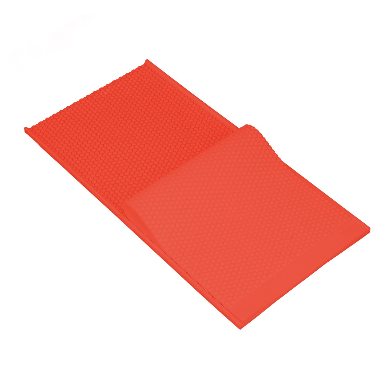 Stampo in Cera d'Api in Silicone, Stampo in Cera d'Api per Fondotinta, Riutilizzabile, Morbido per l'alimentazione delle Api (Rosso)