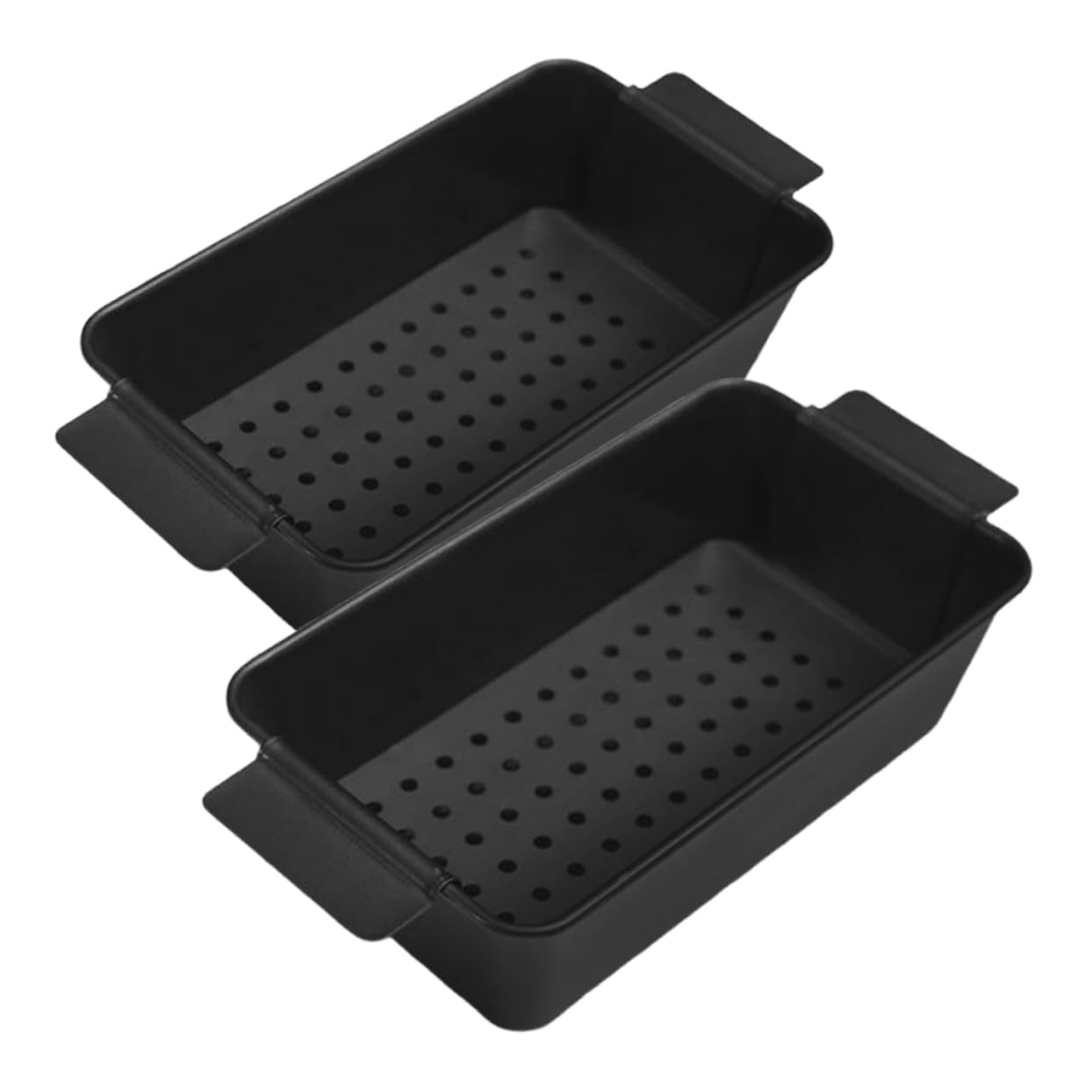 2kawałki Czarny Mould Do Pieczenia Chleba z Pokrywką Nieprzywierająca Forma Do Pieczenia Wytrzymały Wypiekacz Chleba i Mięsa Wypieki