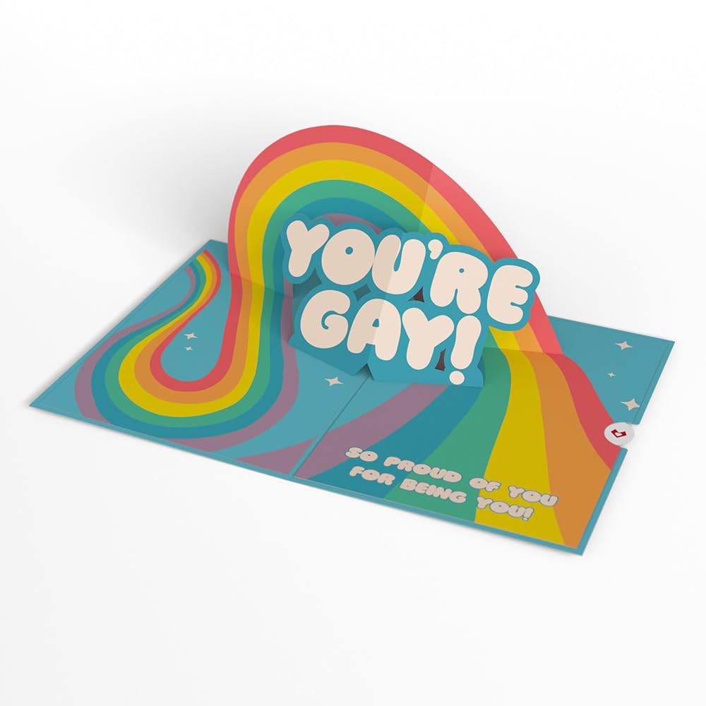 Amazon.com : Lovepop Hooray, You're Gay! Pop-Up Card : Office Products