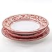Set di 3 piatti posto tavola singolo per servizio di piatti in ceramica di Caltagirone