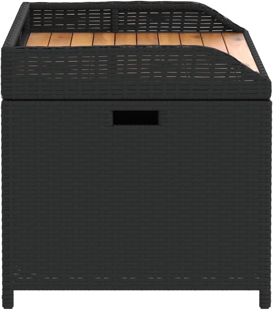 Storage Bench Seats Many Outdoor Bench Rectangular Contemporary,Modern Synthetic Rattan Outdoor Storage Bench for Garden & Patio Patio Furniture