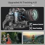 FeiyuTech SCORP-C 2 Gimbal Stabilizer with AI Tracking, 7.72lb Payload, OLED Screen & Wireless Control | 14Hrs Battery, Quick Vertical Shoot, Handheld/Wheel Grip, for DSLR/Mirrorless Cameras
