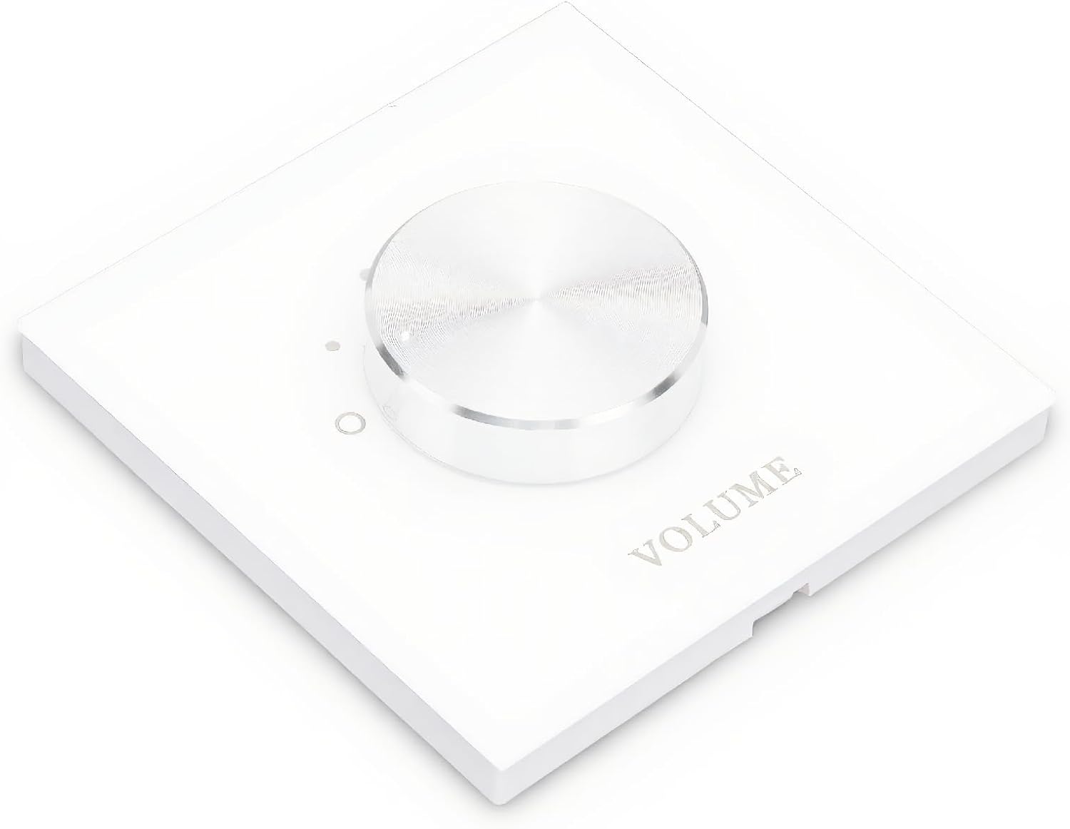 Smart Home Volume Controller with 5 Levels Adjustment Button, Dual Channel Stereo Control for Speaker, Wall Switch Background Music