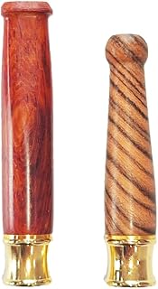 Wooden Cigarette Holder With Metal Interface Set of 2 Handmade from Natural Wood Portable Reusable Regular Cigarette Holder