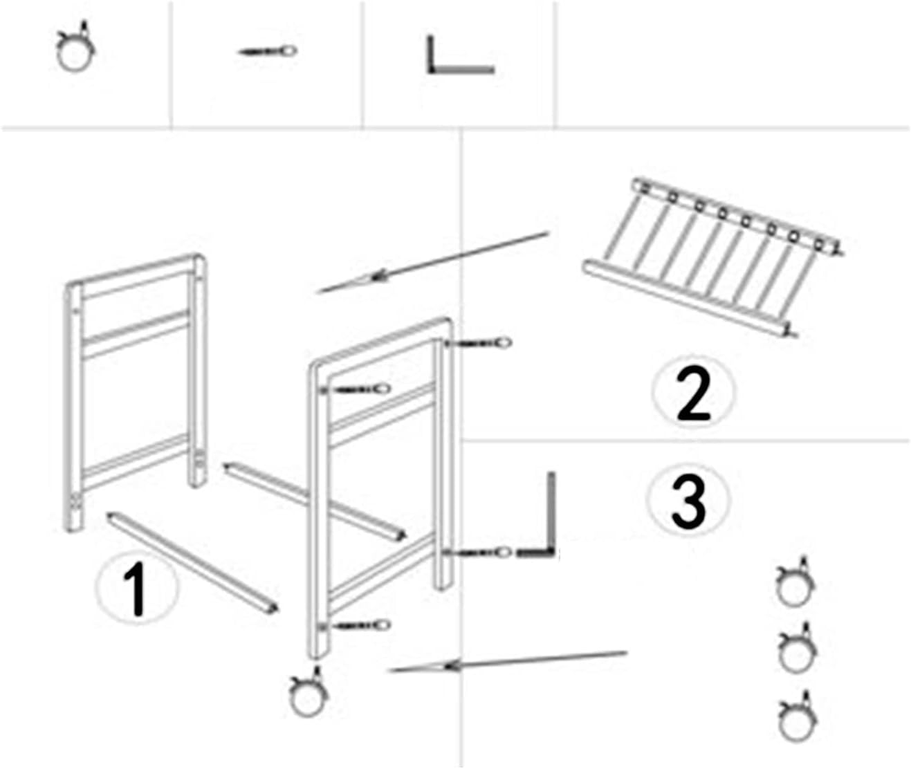 Pants Rack Trousers,Pants Hangers Wooden Wardrobe Independent Trouser Rack, Space SavingTrousers Rack Used for Display of Trousers, Towels and Scarves, 74.5X43X75.5cm