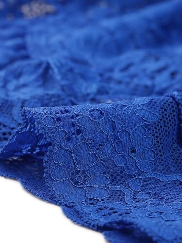 Image of Allegra K Women's Elegant Crop Cardigan Sheer Floral Lace Bolero Shrug Top