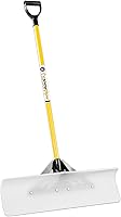 The Snowplow Original Snow Pusher 30 Inch - Pro Grade UHMW Blade Snow Removal Tool, Ergonomic Push Shovel Made in USA