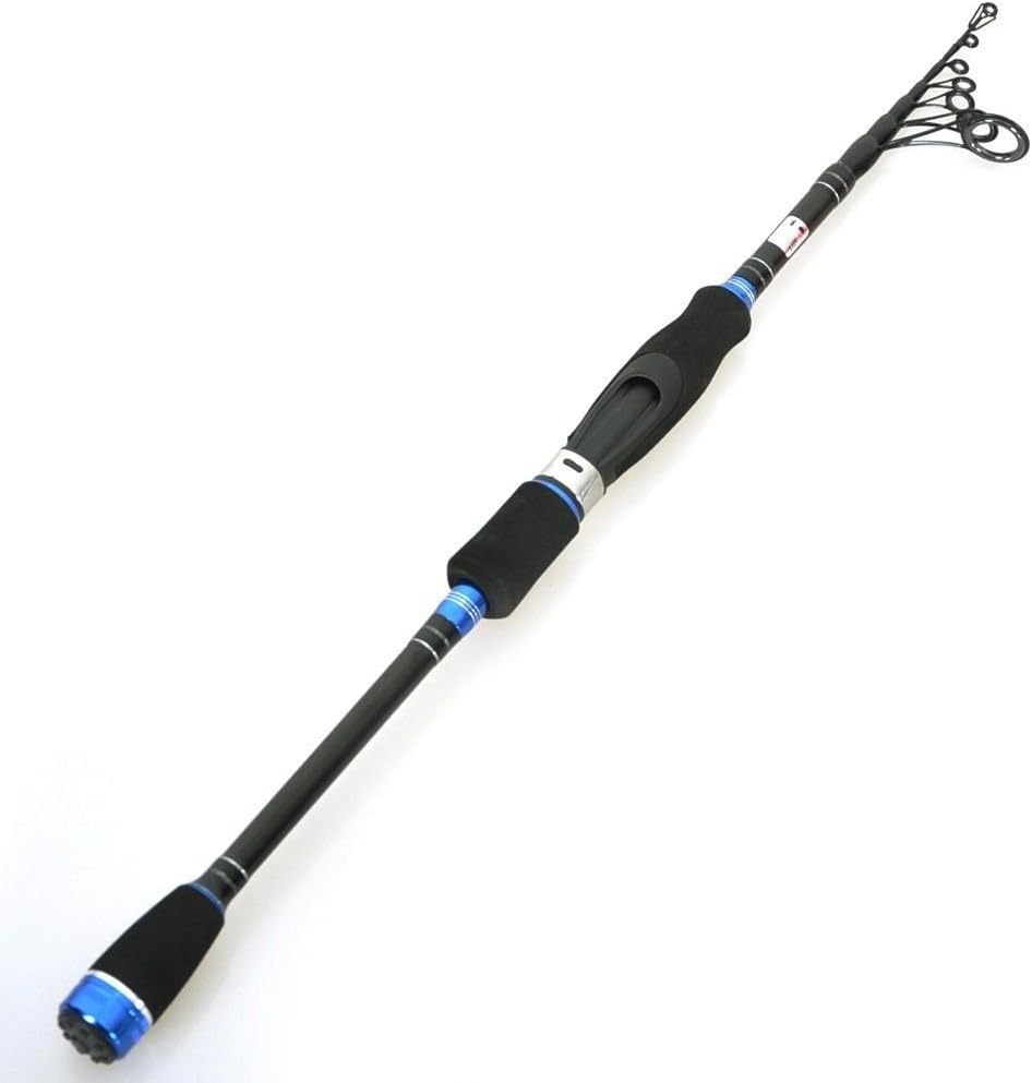 Buibao Carbon Telescopic Spinning Casting Pole Saltwater Sea Fishing Rods New, 2.7m