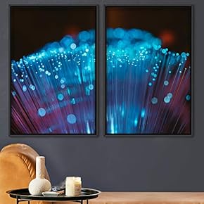 signwin 2 Piece Framed Canvas Wall Art Abstract...