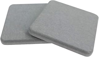 吸水 珪藻土 コースター 消臭 耐熱 滑り止め 耐湿性 2枚セット 正方形 灰色