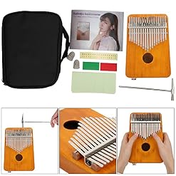 Piano à Pouce, EQ Kalimba en Acajou Robuste intégré avec Sac de Transport pour la Performance(Jaune) - Les Beatles, Paul McCartney, John Lennon, RIngo Starr, George Harrison Piano à Pouce, EQ Kalimba en Acajou Robuste intégré avec Sac de Transport pour la Performance(Jaune) – Image 5