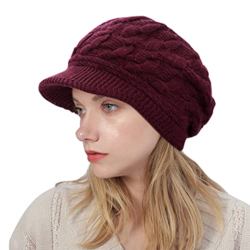 Il regalo perfetto - puoi acquistare il nostro Cappello lavorato a Maglia Con Tesa per te stesso e puoi persino regalarlo al tuo amante, alla famiglia e agli amici come un regalo invernale pratico e innovativo.