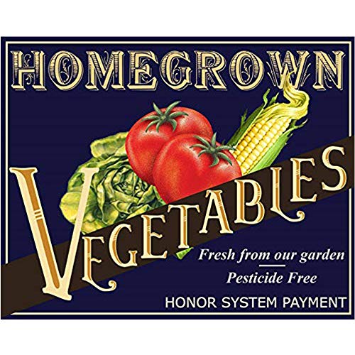 Vegetables Tomato Metal Vintage Retro Tin Sign Suitable For Outdoor Yard Garden & Home Bar Clubs Wall Decoration Signs 12X8Inch #TOP2