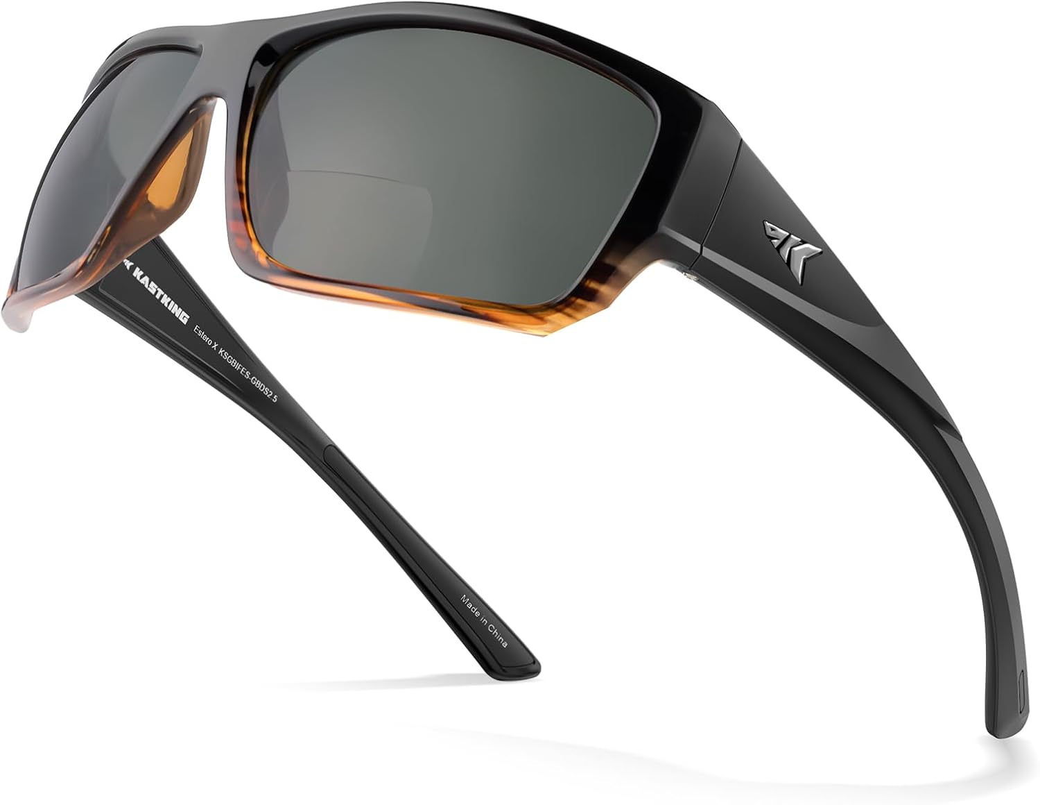 KastKing Estero Polarized Sunglasses,Bi-Focal x1.5x2.0x2.5 Magnifications,Wrap Frame Sport Reader Sunglasses for Men&Women