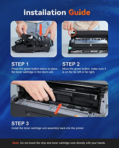 DR2400 DR-2400 Trommel Kompatibel für Brother TN-2420 TN-2410 kompatibel für Brother HL-L2310D HL-L2370DN HL-L2375DW DCP-L2510D DCP-L2530DW MFC-L2710DN MFC-L2750DW