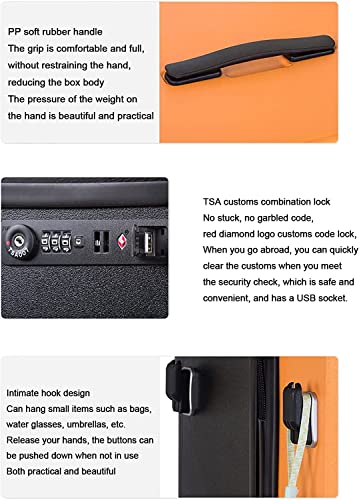 Travel Bag, Lightweight Boarding Suitcase, Large Capacity, Wide Trolley Student Trolley Bag, Thick Password Hard Suitcase, Shock-orbing and Durable,3