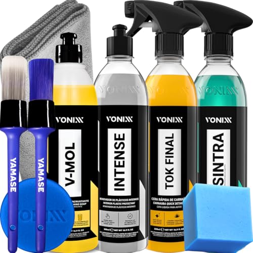 Kit Limpeza Automotiva Completa Vonixx Cera Carnauba Tok Final V-mol Revitalizador de Plas... Kit Limpeza Automotiva Completa Vonixx Cera Carnauba Tok Final V-mol Revitalizador de Plas...