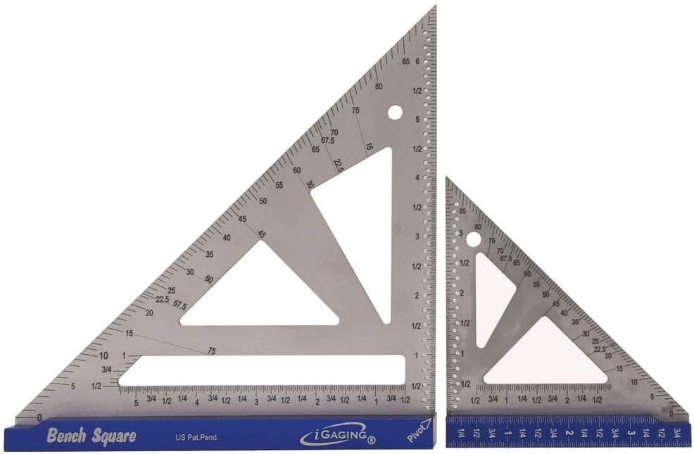 iGaging Bench Square (Stainless Steel, Set)
