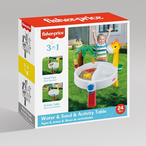 Table d'activités aquatiques et de sable dotée de bacs séparés pratiques