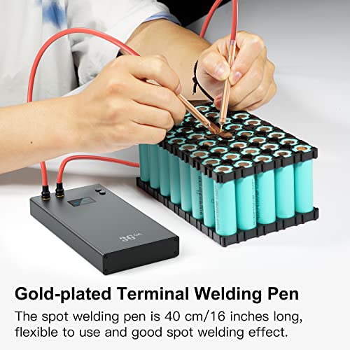 Upgraded Lcd Screen Mini Spot Welder, 3Goa 7500Mah Battery Type-C Fast Charging 70 Gears Adjustable Portable Spot Welding Machine 5M Nickel Strips Diy For 18650//26650/32650 Battery #TOP2