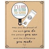 SEIRAA Lactation Consultant Badge Reel Lactation Educator Gifts It's A Good Day to Feed Tiny Humans Lactation Tech Badge Holder (It's A Good br)