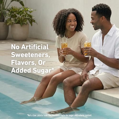 Image of Isopure Clear Whey Isolate Protein Powder, Lactose Free, Gluten Free, Naturally Flavored, Raspberry Island Tea, 20g Protein Per Serving, 14.1 Oz, 16 Servings