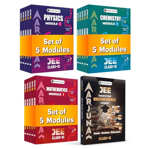 Image of PW Arjuna For JEE Main & Advanced Class 11 Physics, Chemistry, Mathematics Modules and Question Booklet with Solutions Combo Set of 16 Books (2026 Edition)