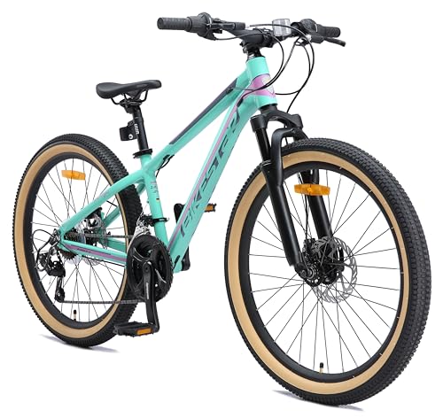BIKESTAR Kinder Fahrrad Aluminium Mountainbike 21 Gang Shimano,...