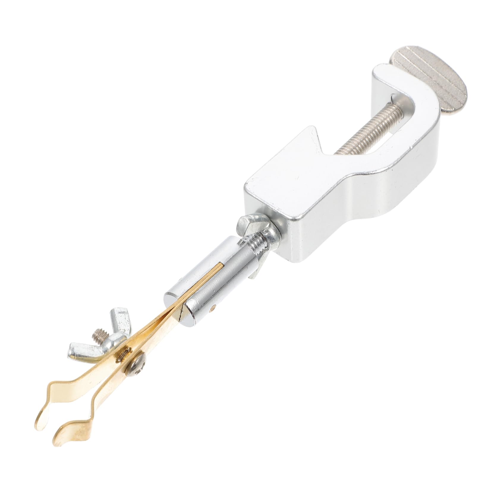 MUCKLILY Clip Thermometer for Scientific Experiment Device Straight Thermometer Fixing Clamp Accessories for Titration Stand Random Color