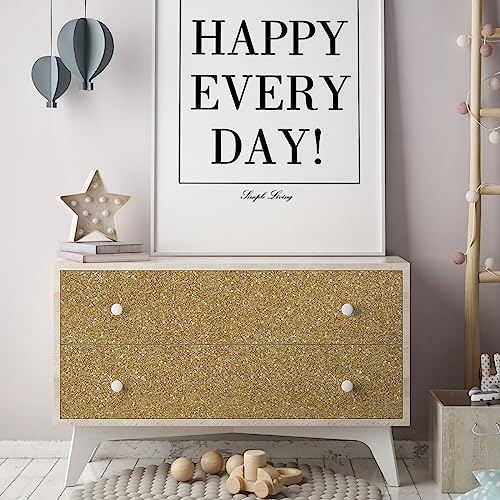 Papel tapiz extraíble dorado para renovar gabinetes y paredes de dormitorio 5