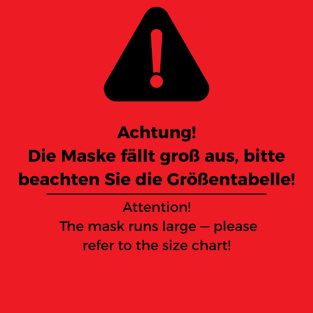 PFIFF 103125 Fliegenmaske „Big Eye“ mit UV-Schutz, Abnehmbarer Nasenschutz, Insektenschutz, atmungsaktiv, Schwarz, Cob