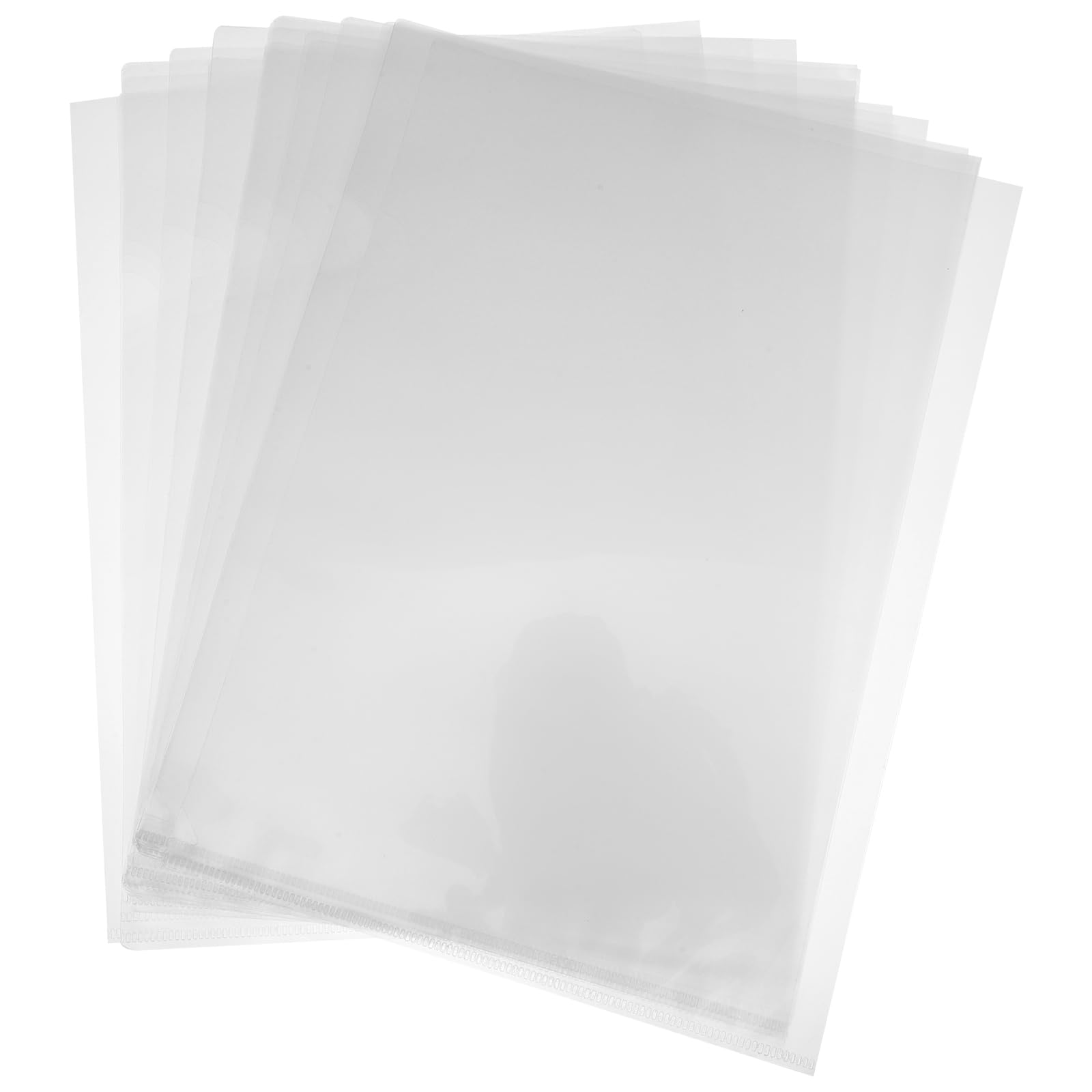 NUOBESTY 100stücke Kunststoff Klarsichthüllen für Dokumente Dokumentenhüllen aus Papierhüllen Schutzhüllen für Ordner Flachablagehüllen für Bürobedarf