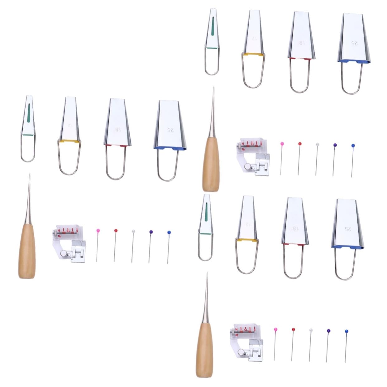 Operitacx 3 Sets Tape Maker Set Tape Makers Sewing Accessories Easy to Use for Quilting DIY Projects