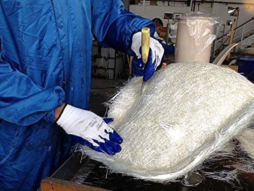 Kit Vetroresina Poliestere 1.6kg - Resina + Fibra Di Vetro 2mq + Catalizzatore | Per Riparazioni Nautiche E Fai Da Te - Foto 2