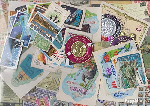 Prophila Collection Tonga 50 Diversi Francobolli