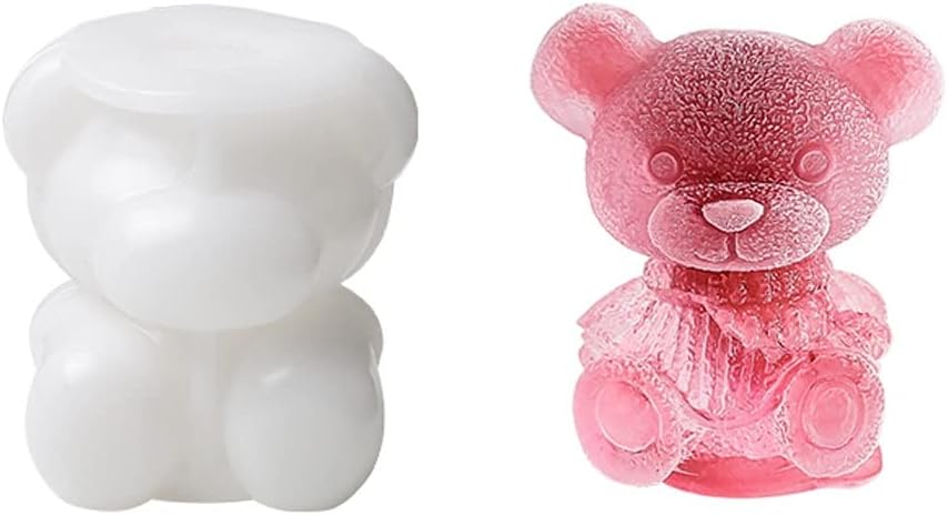 Ice Cube Mold Silicone Ice Tray Home Rose Ice Box Making Ice Cream Mold (White 7 * 6cm) (White 7 * 8cm)