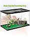 Helidrago Bearded Dragon Tank Accessories, Reptile Substrate Floor for Bearded Dragon Enclosure 4x2x2, Leopard Gecko Tank Liner Mat for 120 Gallon Reptile Tank, Green